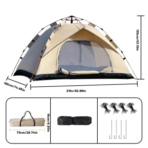 2–4 Person Lightweight Windproof Tent