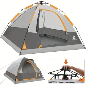 4-Person Pop-Up Instant Camping Tent