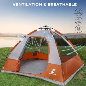 4-Person Pop-Up Instant Camping Tent