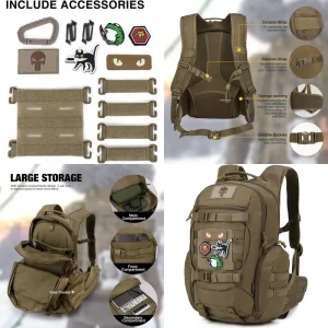 Mardingtop 28L MOLLE Tactical Backpack